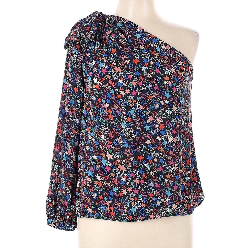 J. Crew Multicolor Star Print Top
